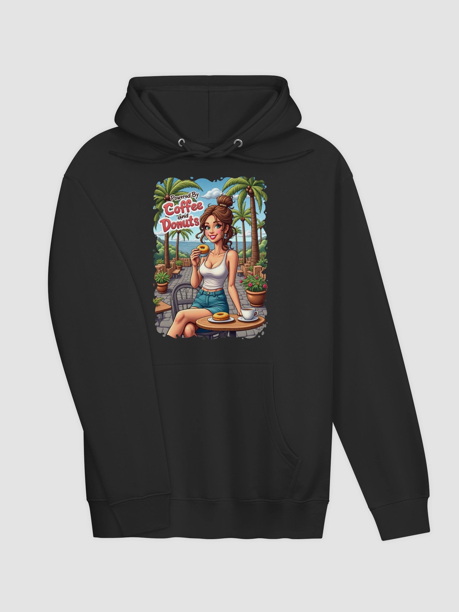 Coffee and Donuts Vibes Hoodie product image (22)