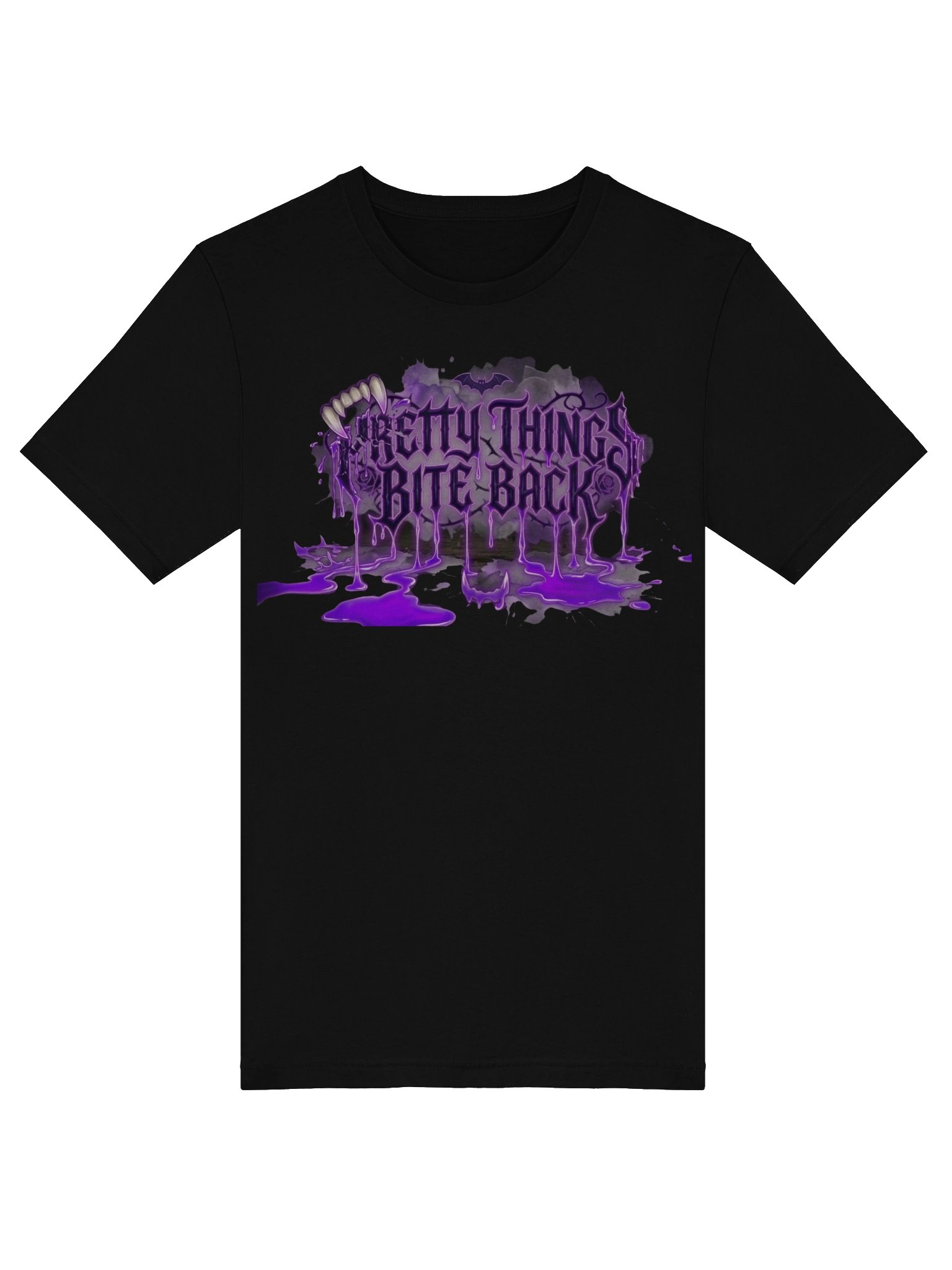 Violet Drip Vampire Gothic Tee product image (18)