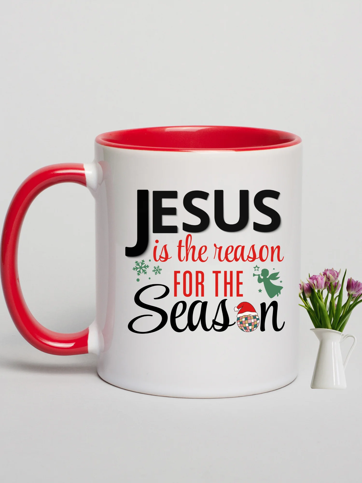 Jesus Is the Reason for the Season | Christian Christmas Mug | Faith Gift for Believers product image (11)