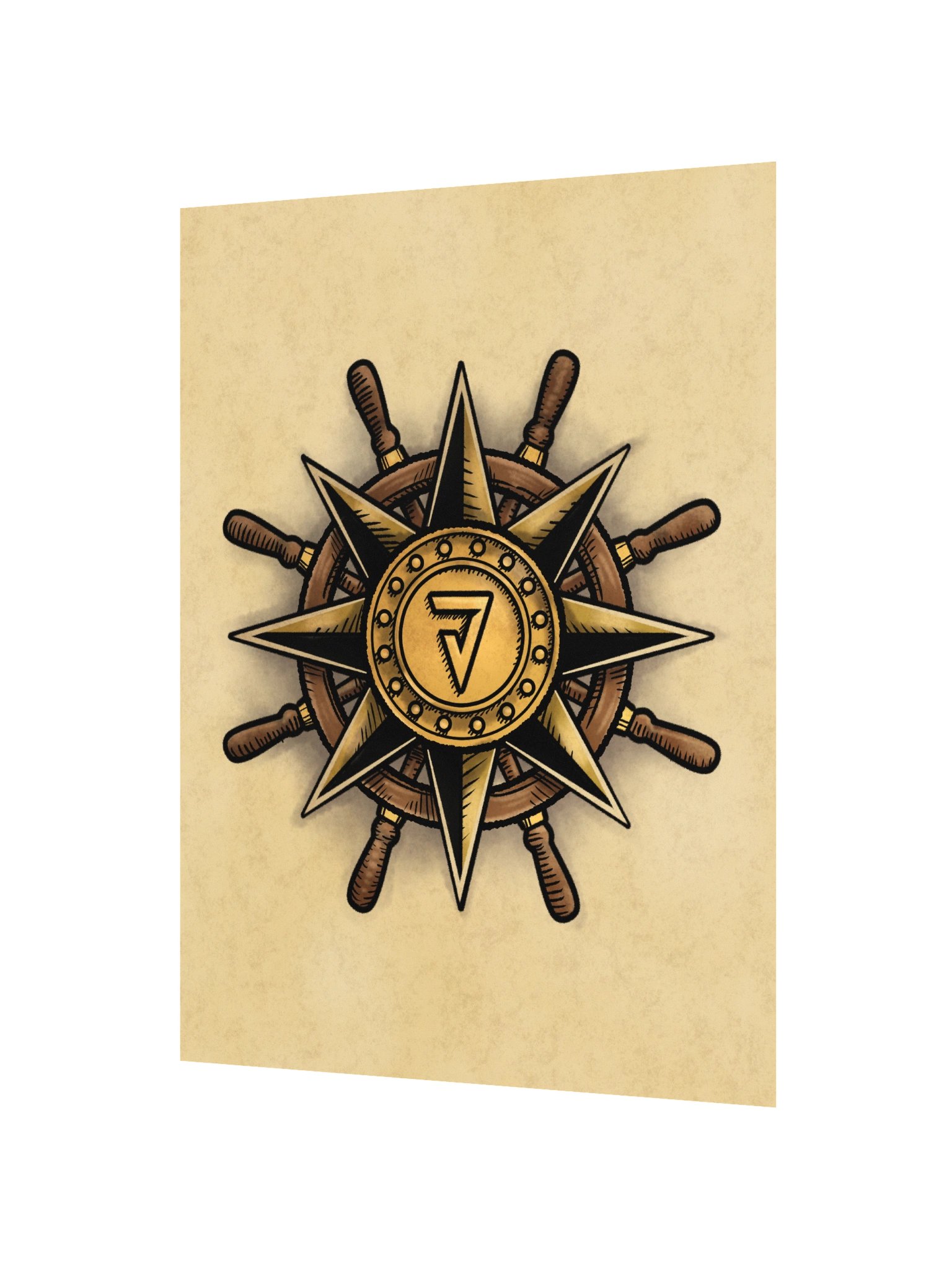 Jevination Compass Rose Poster! (Large Size) product image (2)