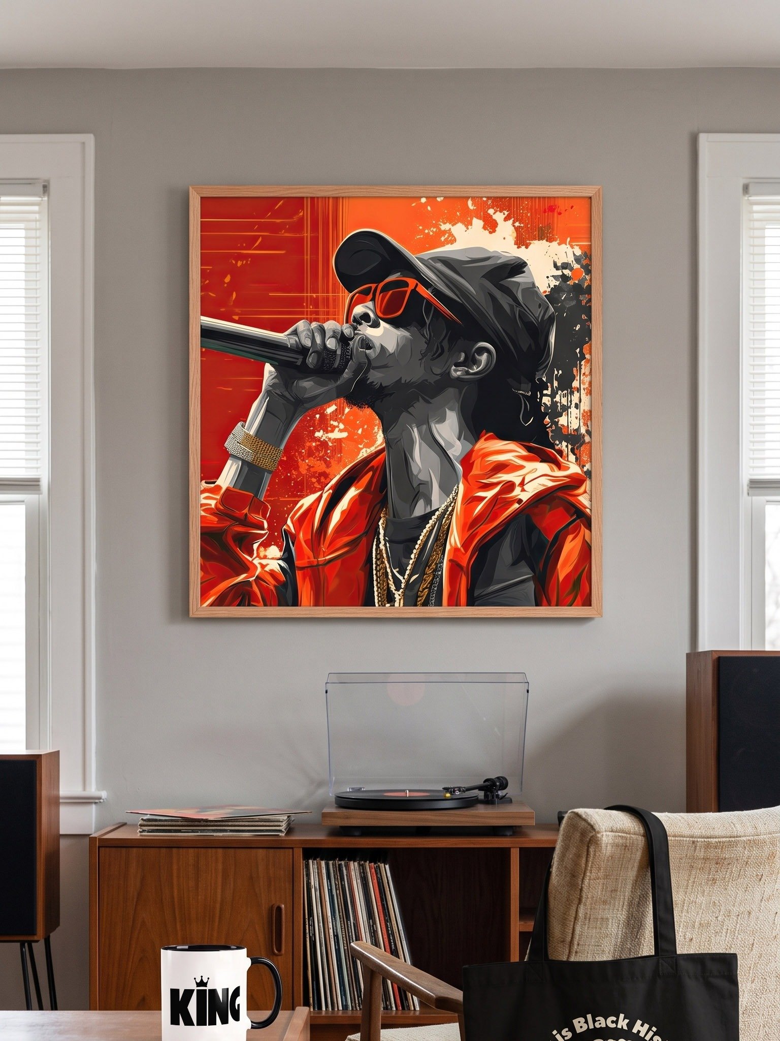 Breath Control | Framed Art Print | Originology | Black History X product image (3)
