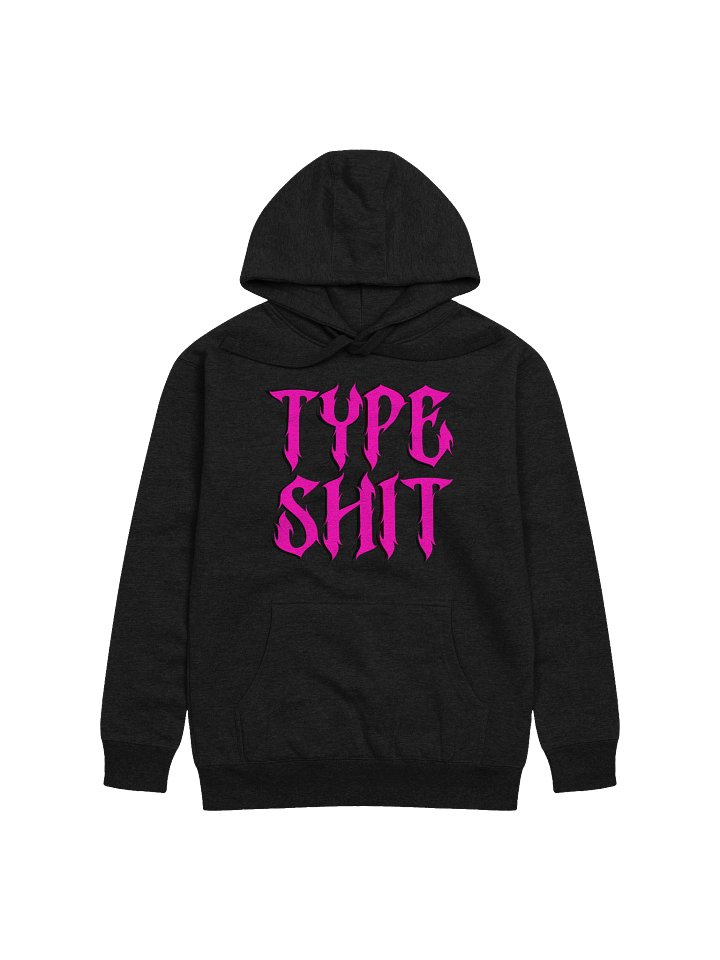 Black hoodie type shit product image (1)