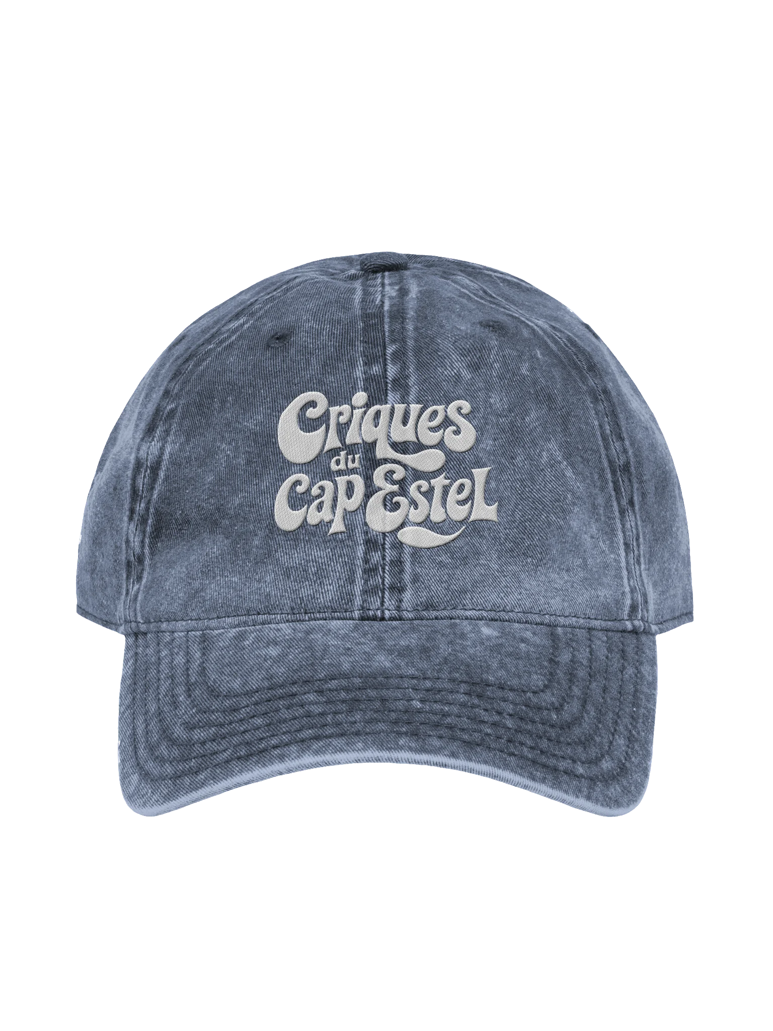 Criques du Cap Estel washed denim hat product image (1)