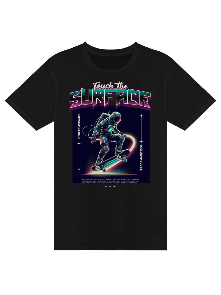 Astronaut Graphic T-Shirt: Touching the Surface Design product image (6)