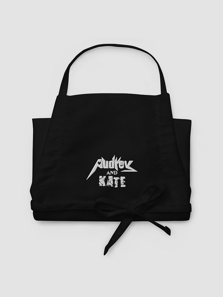 Audrey and Kate Official Square White Embroidered Cooking Apron product image (2)