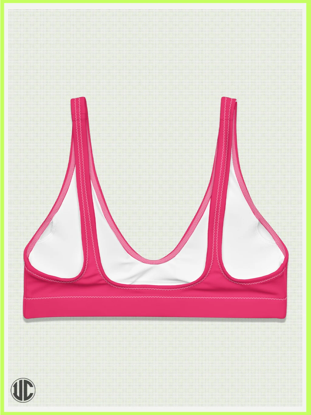 UnkoCon – Power Pink Bikini Top product image (2)