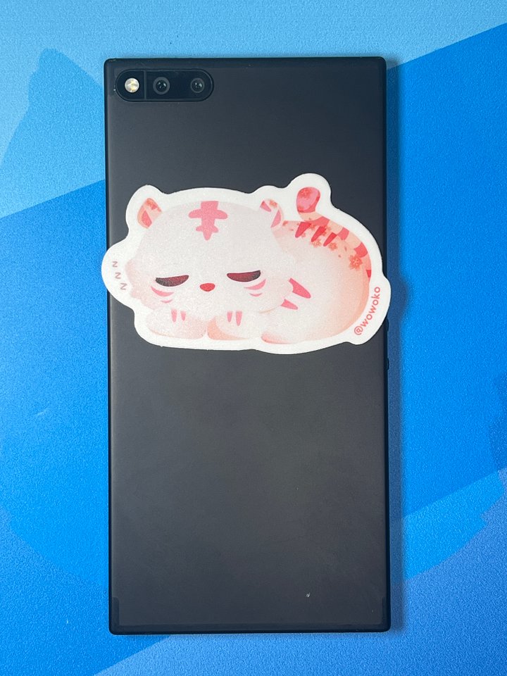 Sleepy Zodiac Animal - Tiger - Sticker product image (2)