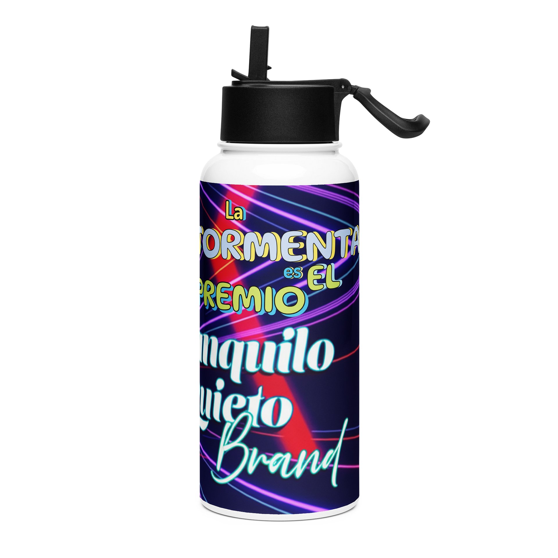 Cero Bulto, Solo Fuego" Premium Water Bottle - Tranquilo Quieto Brand product image (3)