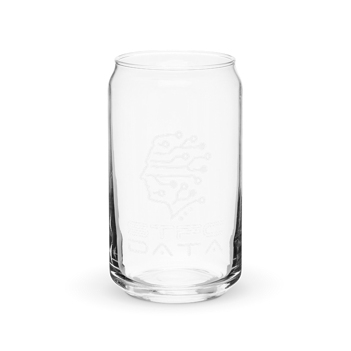 Glas | STFC Data Logo - weiß product image (1)