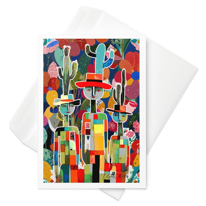 Cacti Amigos by Edward Martin Card product image (1)