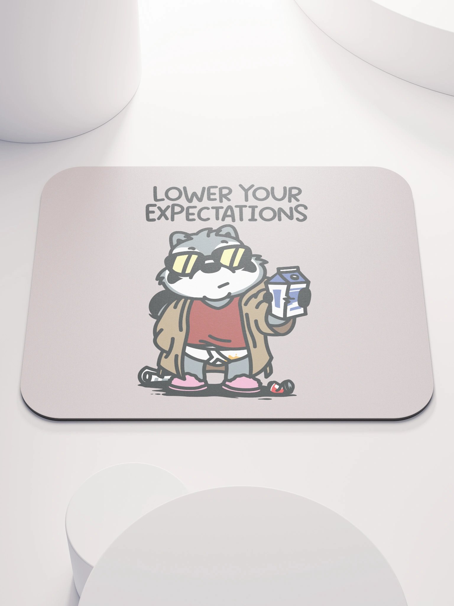 Lower Your Expectations Mouse Pad product image (1)