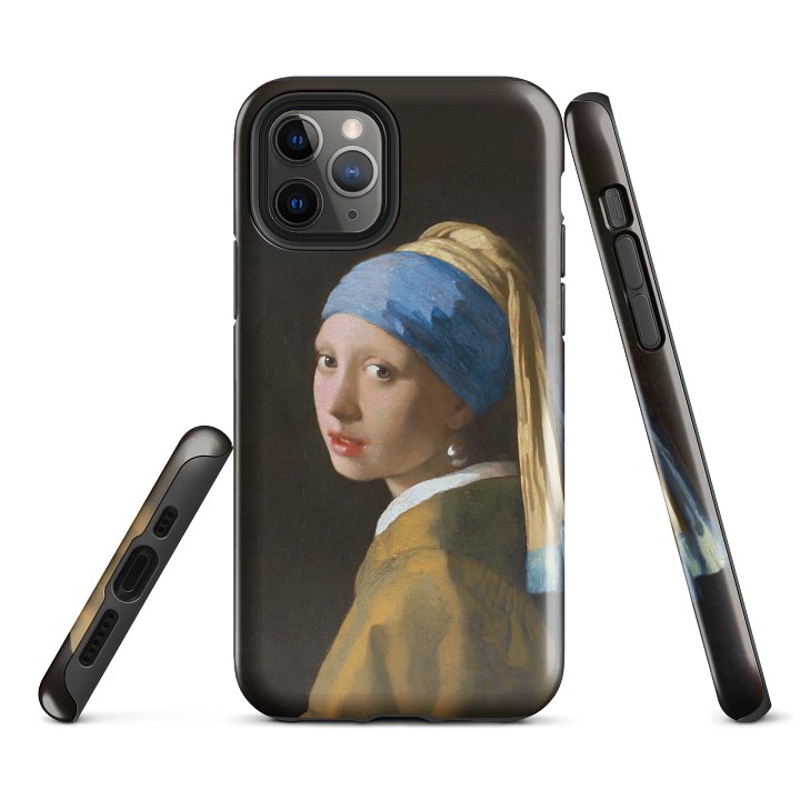 Girl with a Pearl Earring iPhone® Tough Case product image (3)