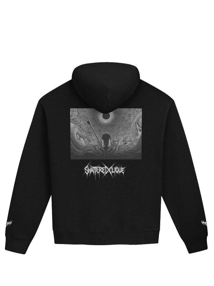 🌘 SC x BERSERK // COLLAB | BLACK-SWORDSMAN PREMIUM STREETWEAR HOODIE product image (2)
