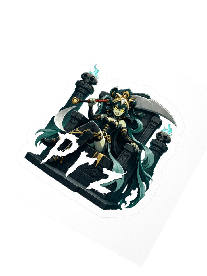 Scythe Queen Throne — PPZ Kiss Cut Sticker product image (8)