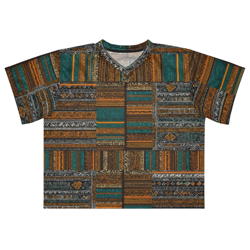 Tribal Ambassador Pattern - CaribbeanApples | Boxy Football Jersey product image (5)
