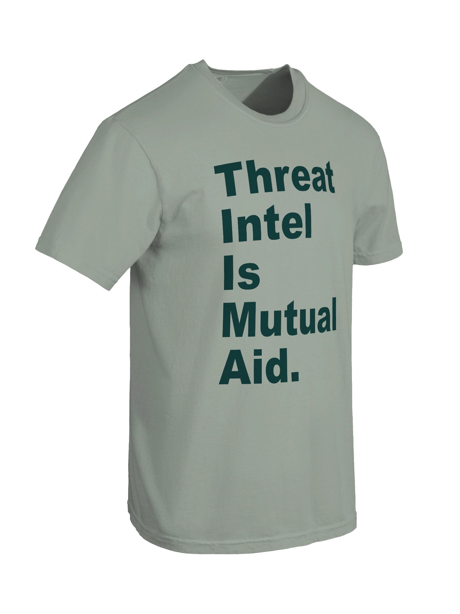 Threat Intel Is Mutual Aid Light Tee product image (6)