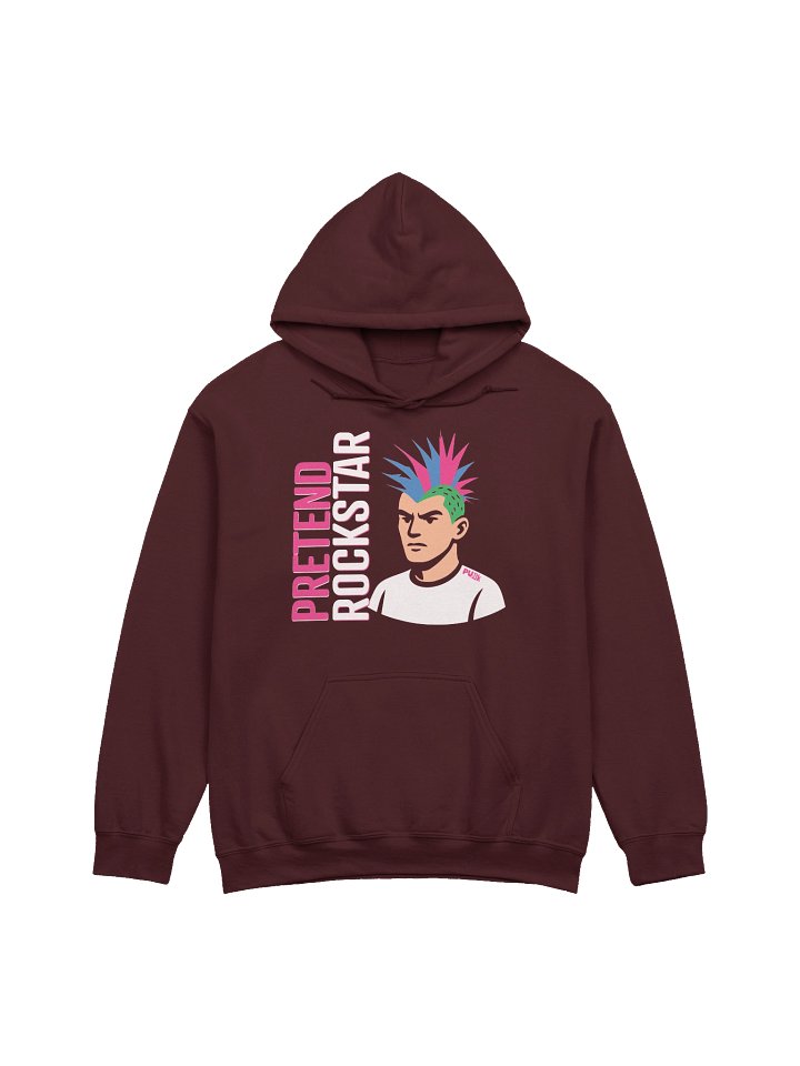 "Pretend Rockstar" Punk Hoodie product image (1)