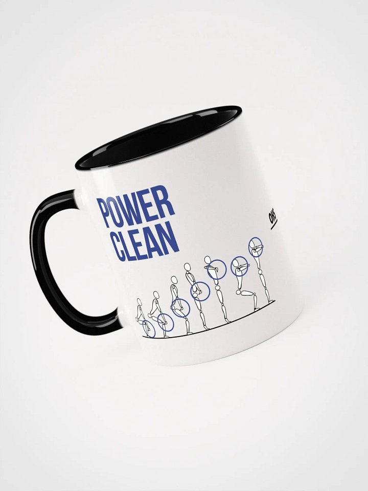 Power Clean and Jerk Illustrated Mug product image (1)