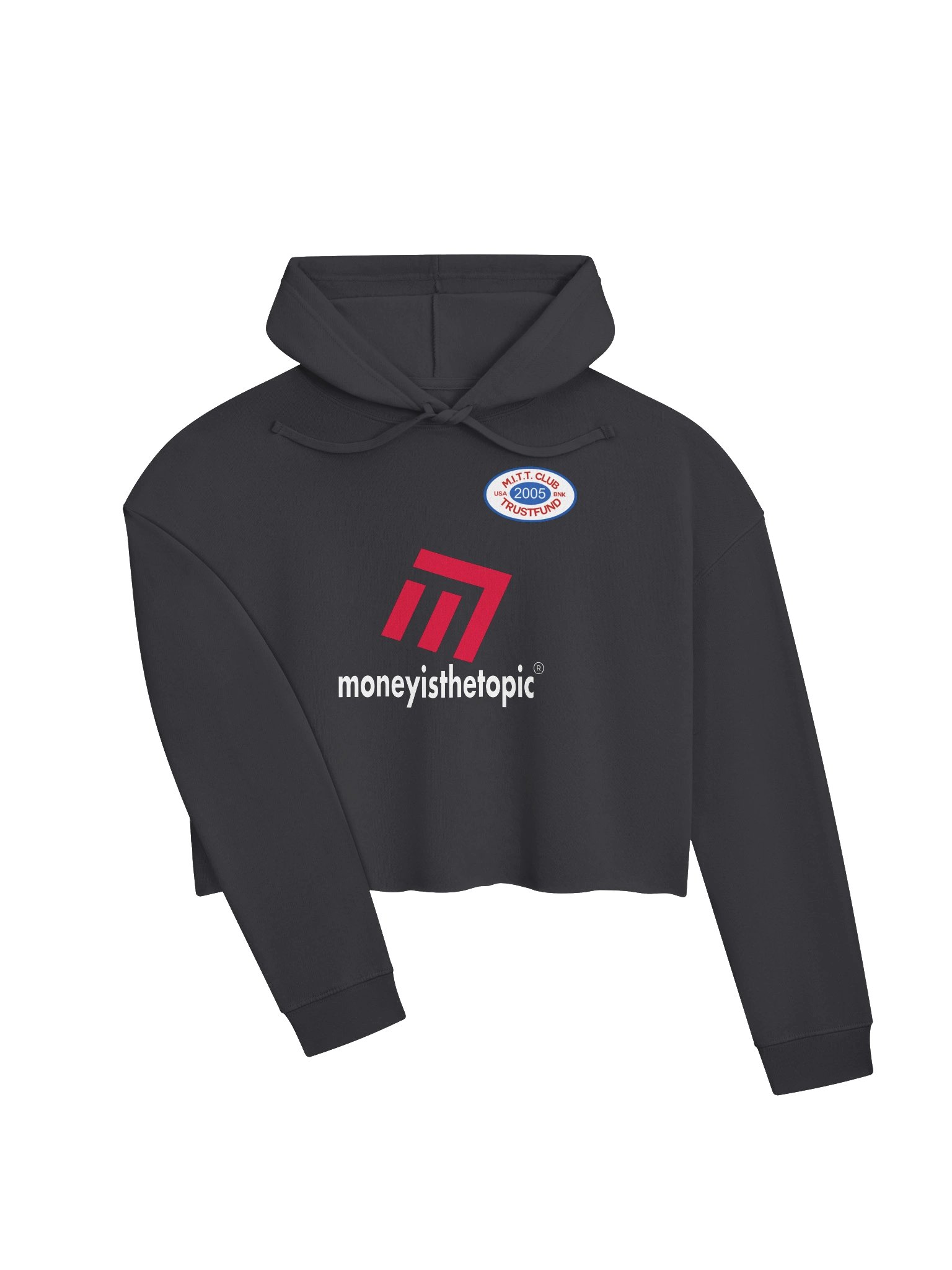 MITT Club BLK Cropped Hoodie WOMEN product image (3)