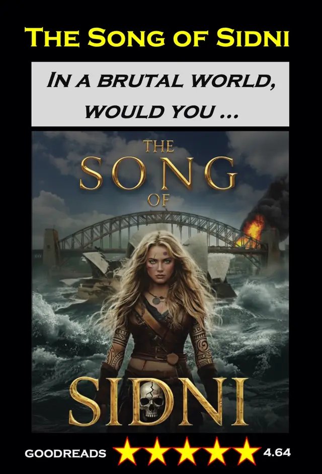 The Song of Sidni :  Matriarchal apocalyptic sci-fi / fantasy.  ARCs for US Edition DM “SALI” with email to sign up. #postapocalyptic #WarriorWomen #matriarchy #EnemytoLover