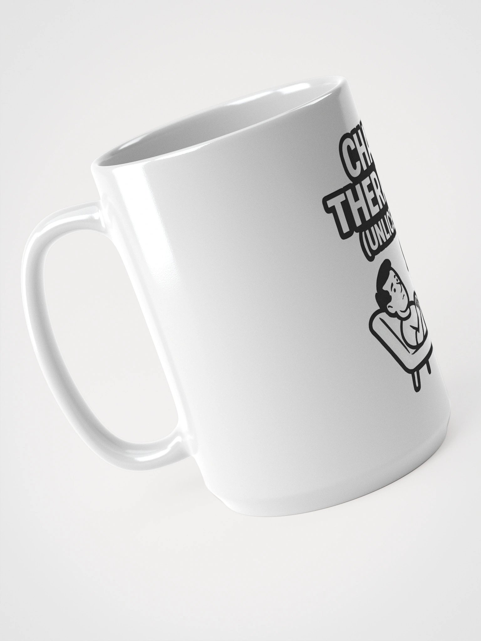 Therapeutic Thoughts White Glossy Mug product image (3)