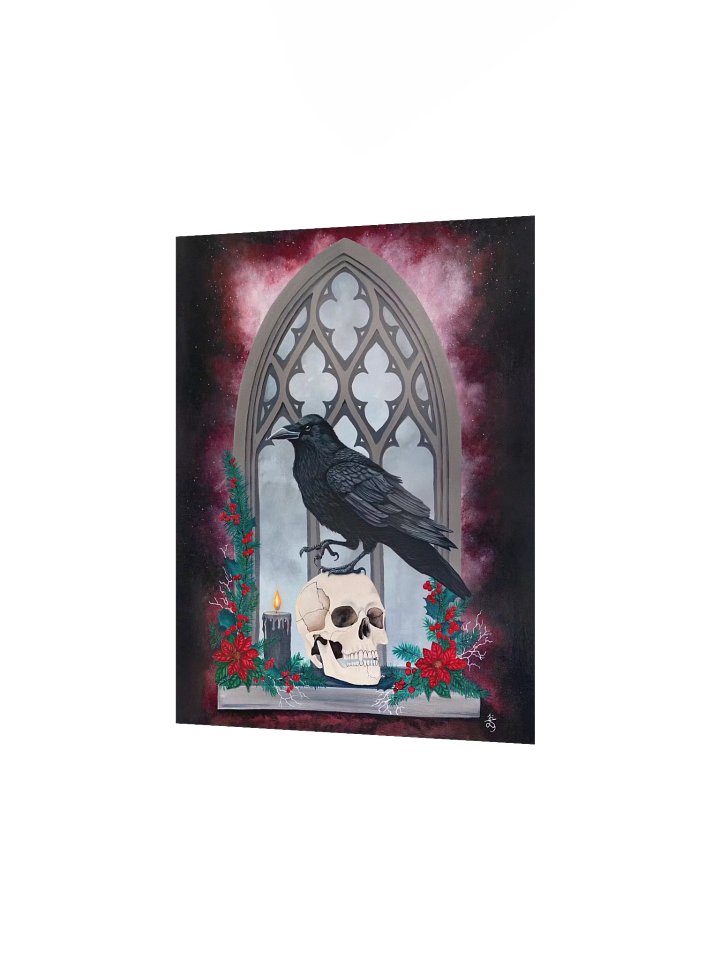 Holiday Raven Original Art Print product image (4)