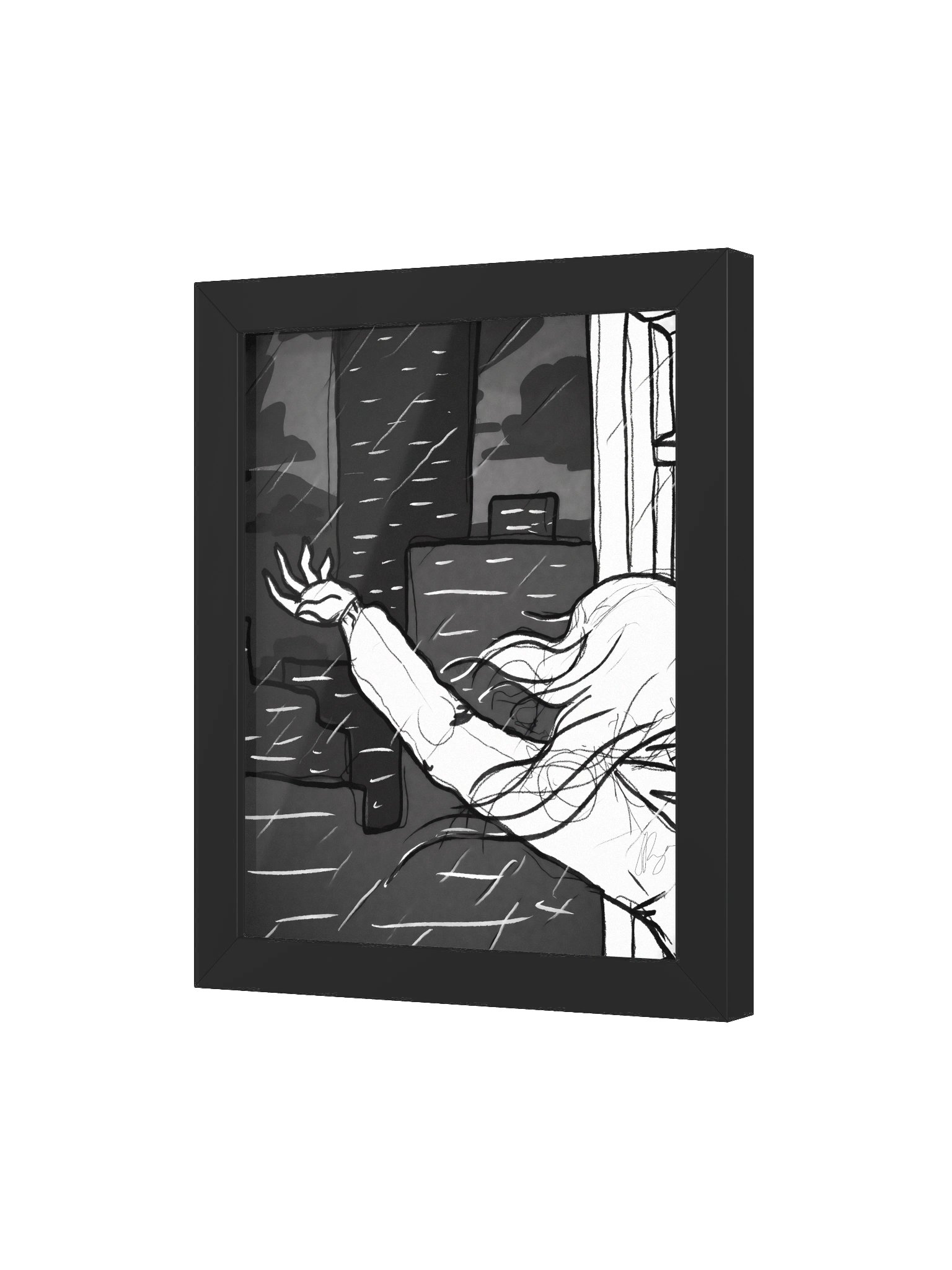 The Rain — Framed Print product image (106)