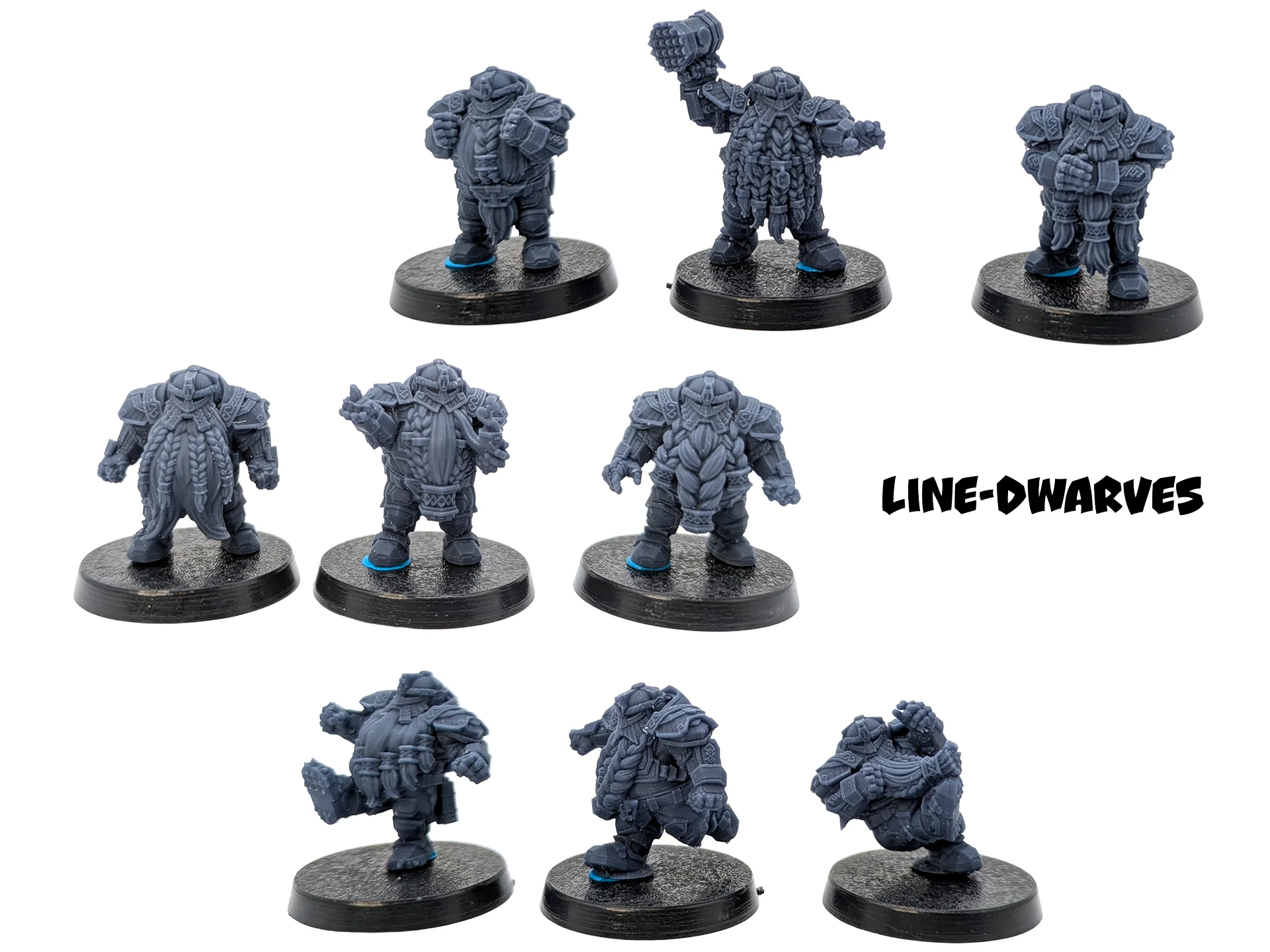 Dwarven Brawlers Fantasy Football Team - Brutefun Miniatures product image (5)