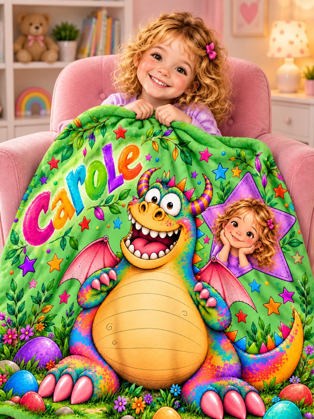 CHUBBY LE DRAGON : PLAID PERSONNALISABLE product image (2)