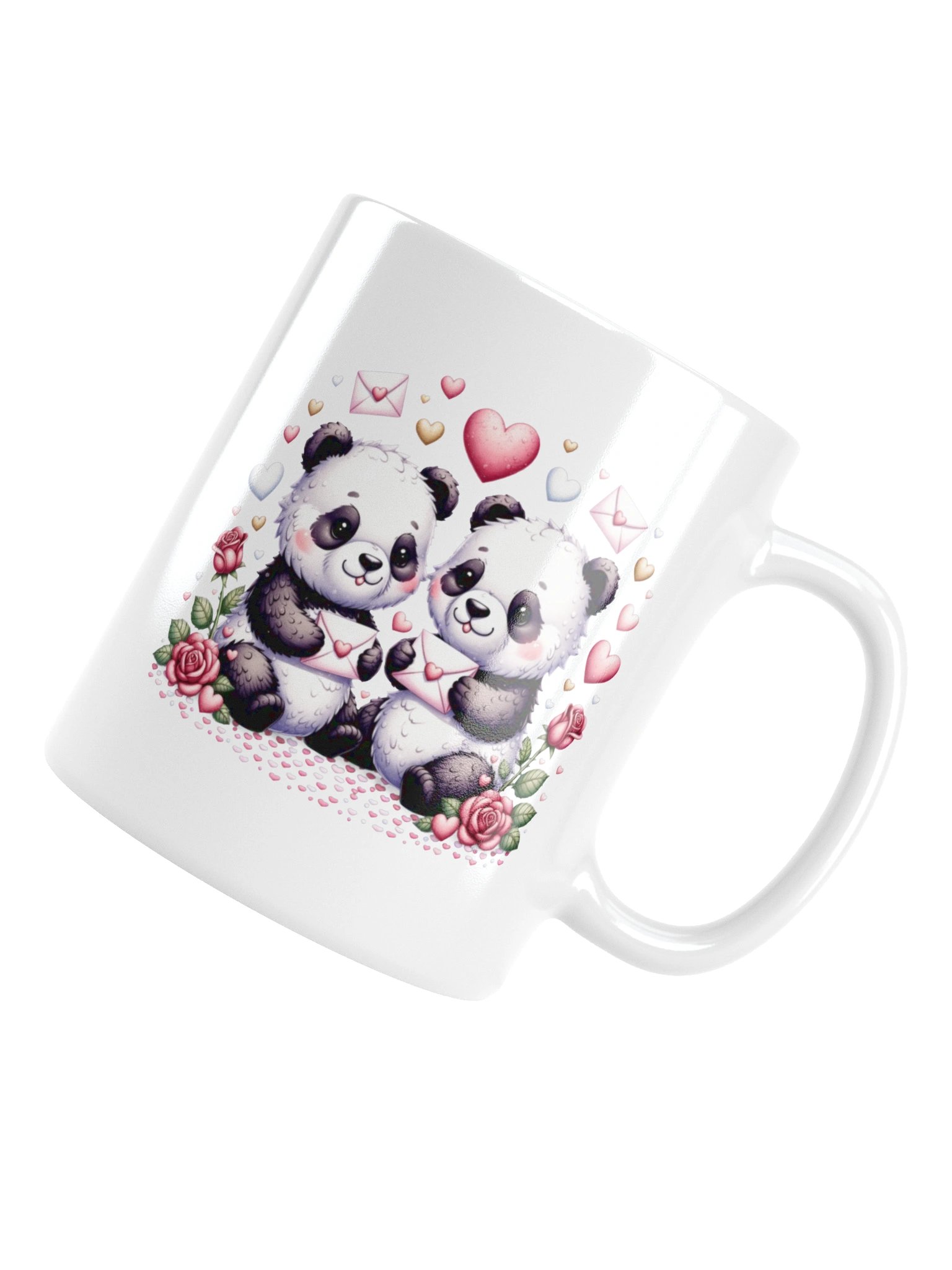 Panda Love Letters Valentine Coffee Mug product image (16)