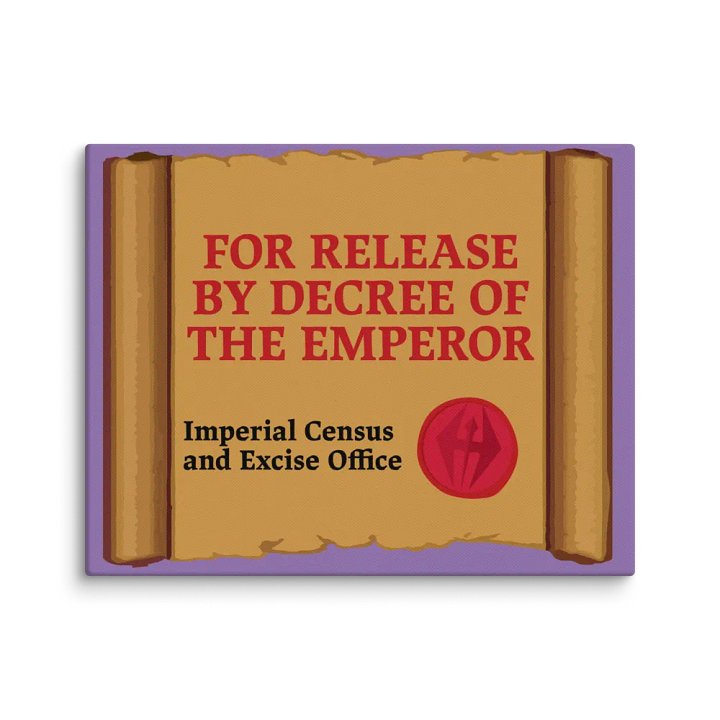 Official Release Papers - Canvas product image (1)