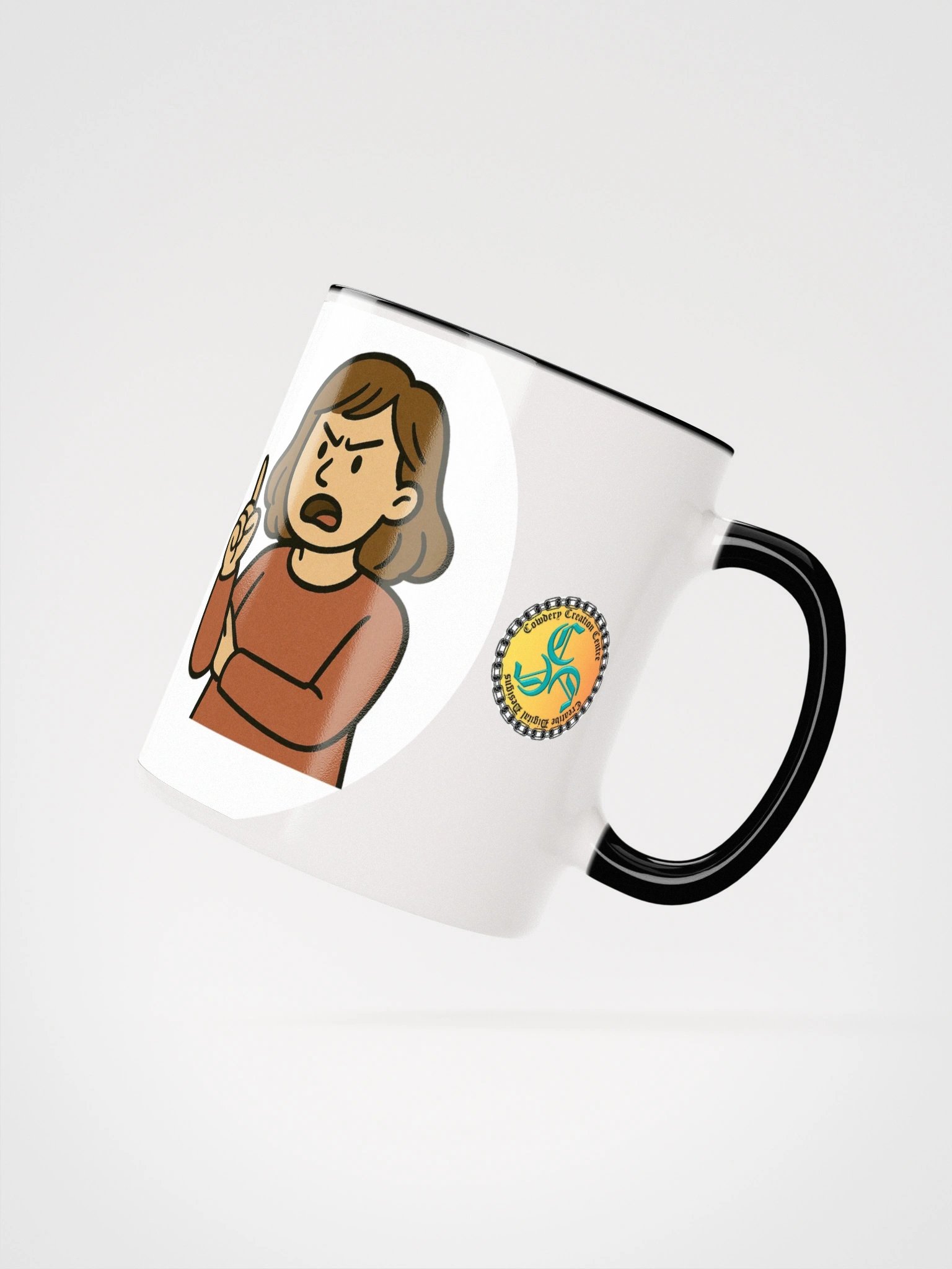 I'm not Arguing (Female) 2-Tone Ceramic Mug product image (16)