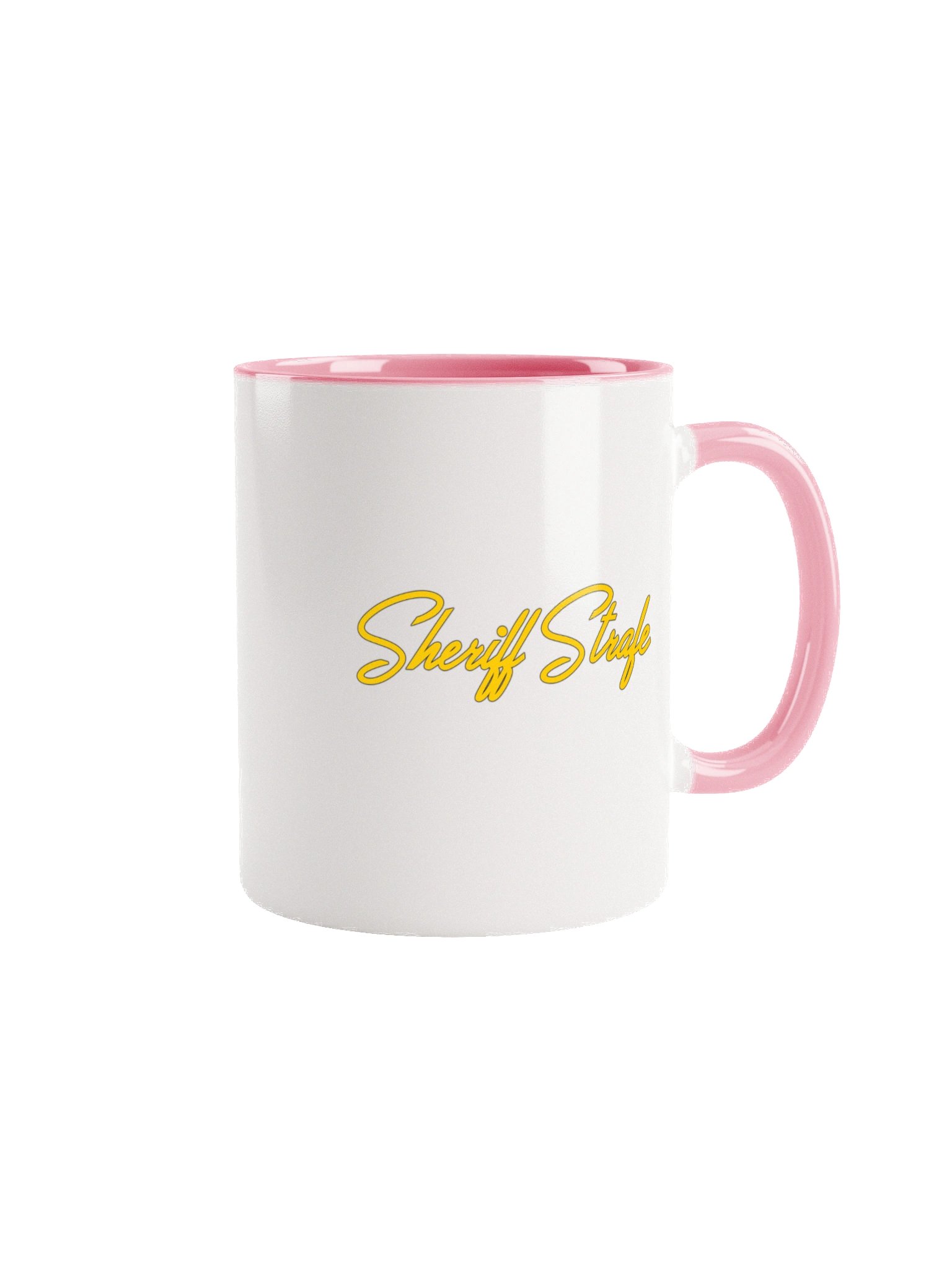 Sheriff Logo And Name Ceramic Mug with Color Inside product image (1)