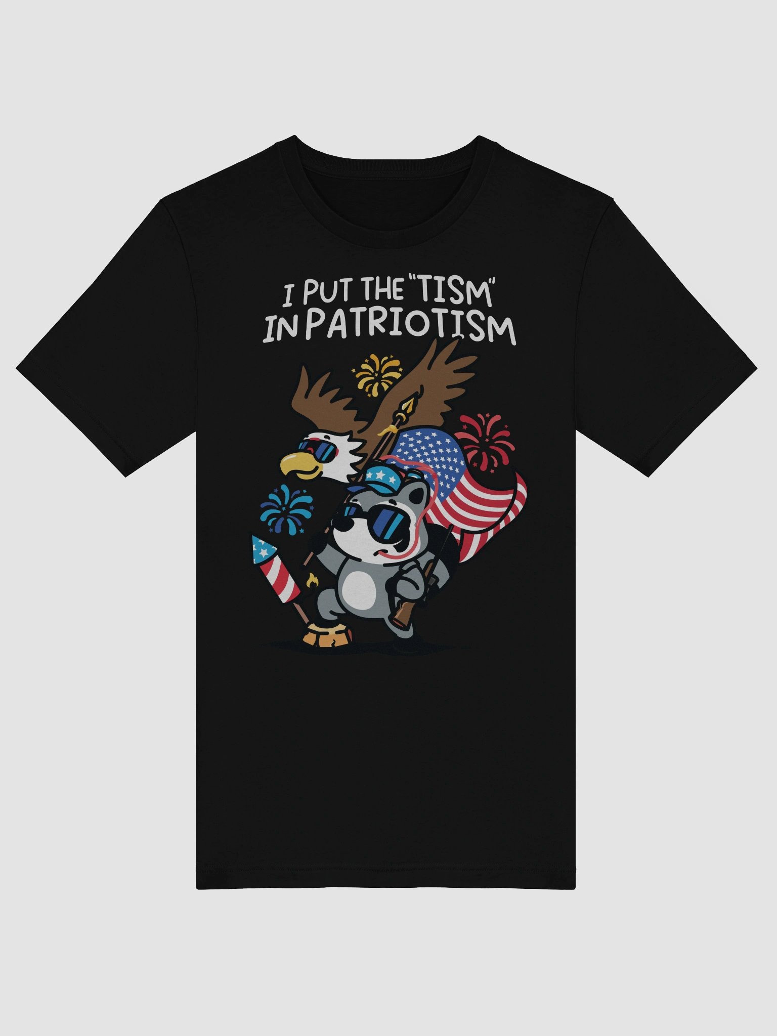 'Tism in Patriotism Athletic Tee (Members Only) product image (5)