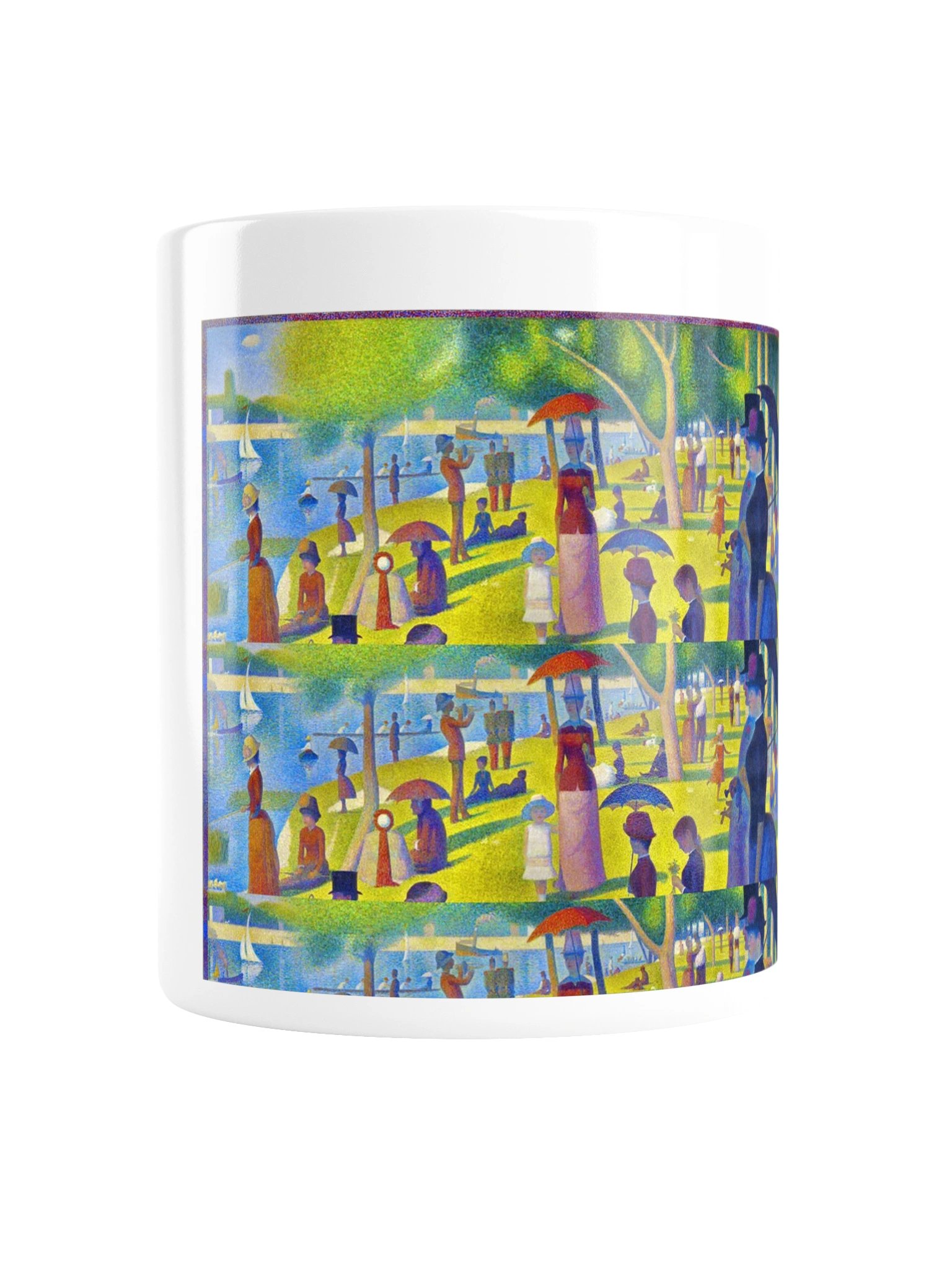 A Sunday Afternoon on the Island of La Grande Jatte — White Mug product image (2)