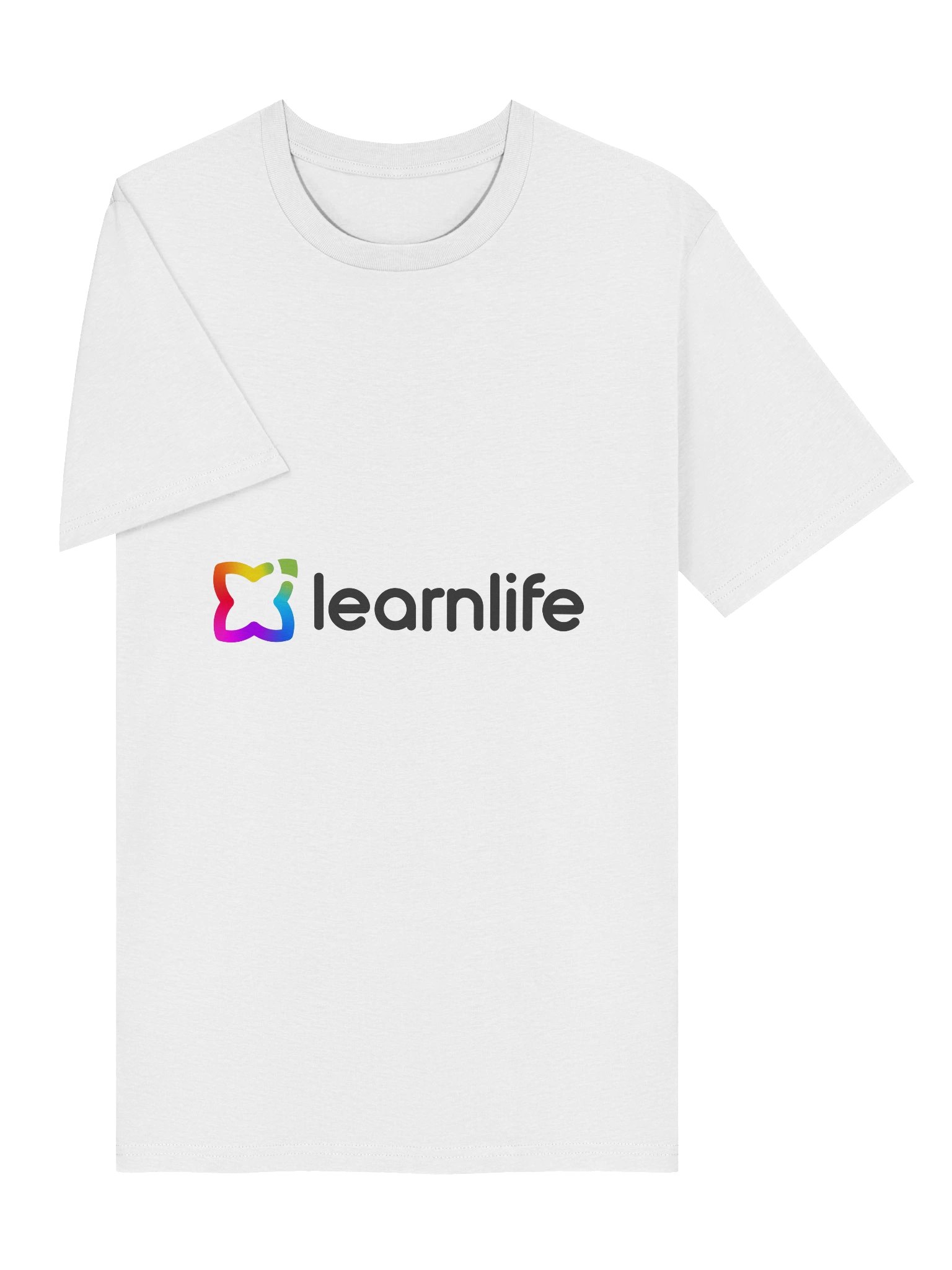 Adult/Teen Tee - Organic - Horizontal Logo - Rainbow & Charcoal product image (5)