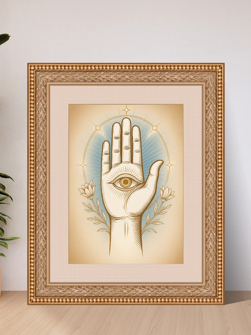 La Mano Sagrada del Ojo Protector - Arte Místico para la Paz Interior y la Protección Energética product image (3)