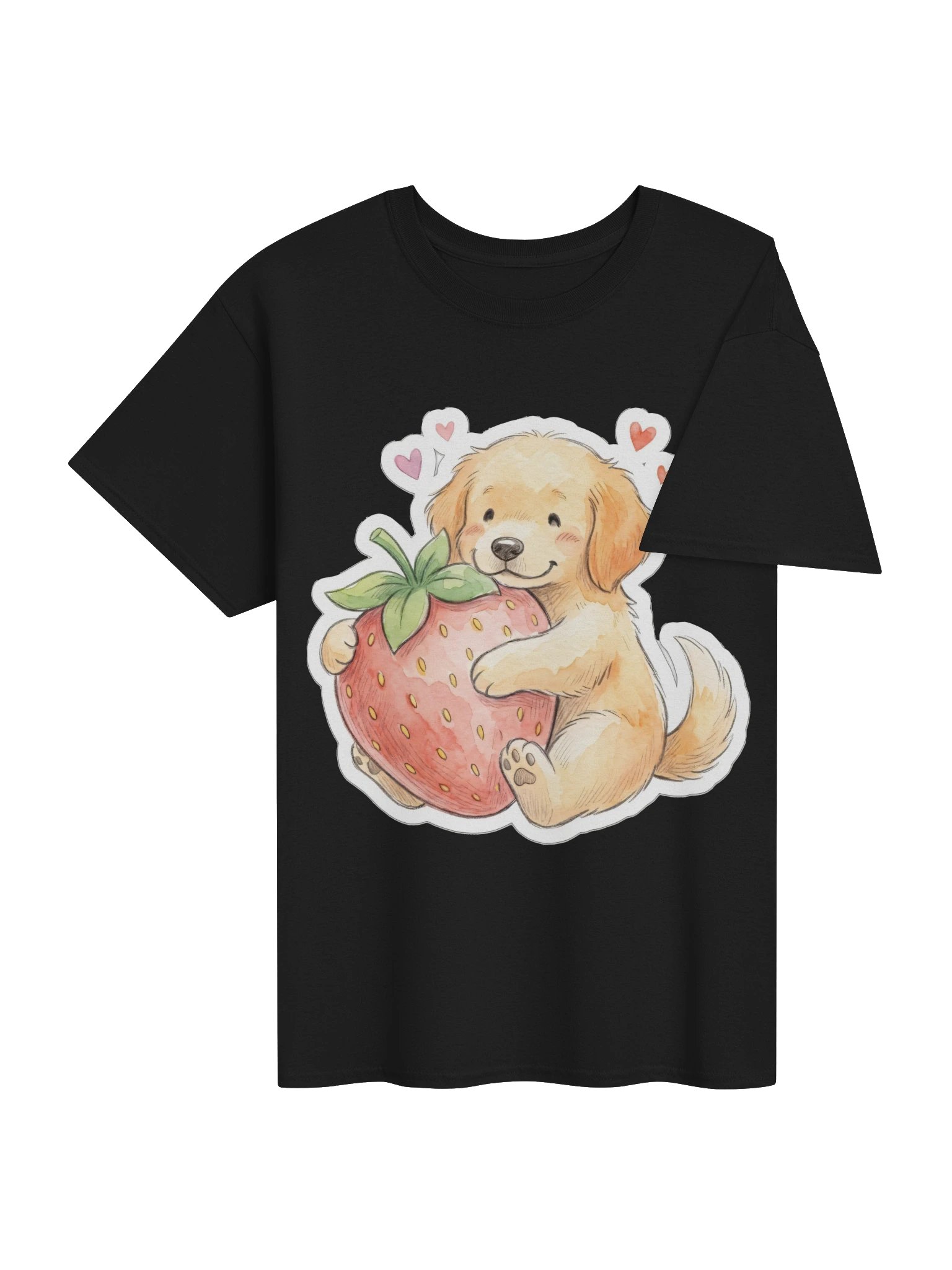 Strawberry Hug Golden Tee product image (13)