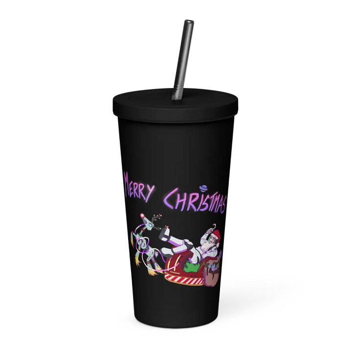 Insulated Tumbler with a Straw product image (1)