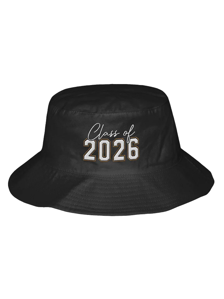Class of 2026 Bucket Hat – Graduation Gift | Mid-Profile Cotton Cap | One Size Fits All product image (1)