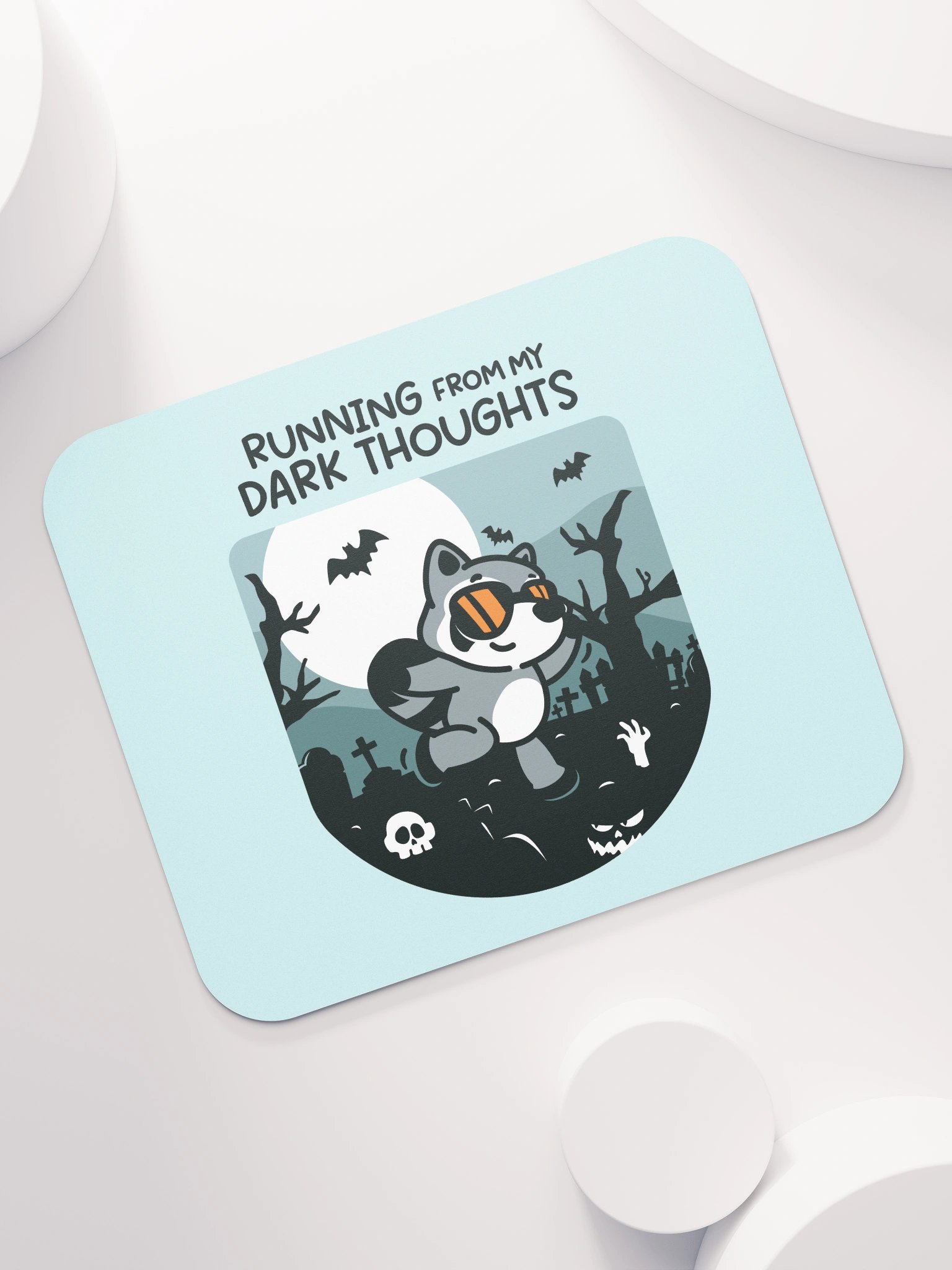 Running From My Dark Thoughts Mouse Pad product image (7)