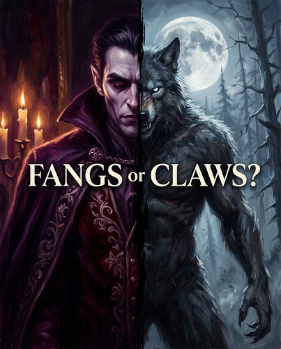 Fangs or claws? Choose carefully. He remembers what you pick. 🩸

Swipe to build your monster: the bite that marks you, the bo...