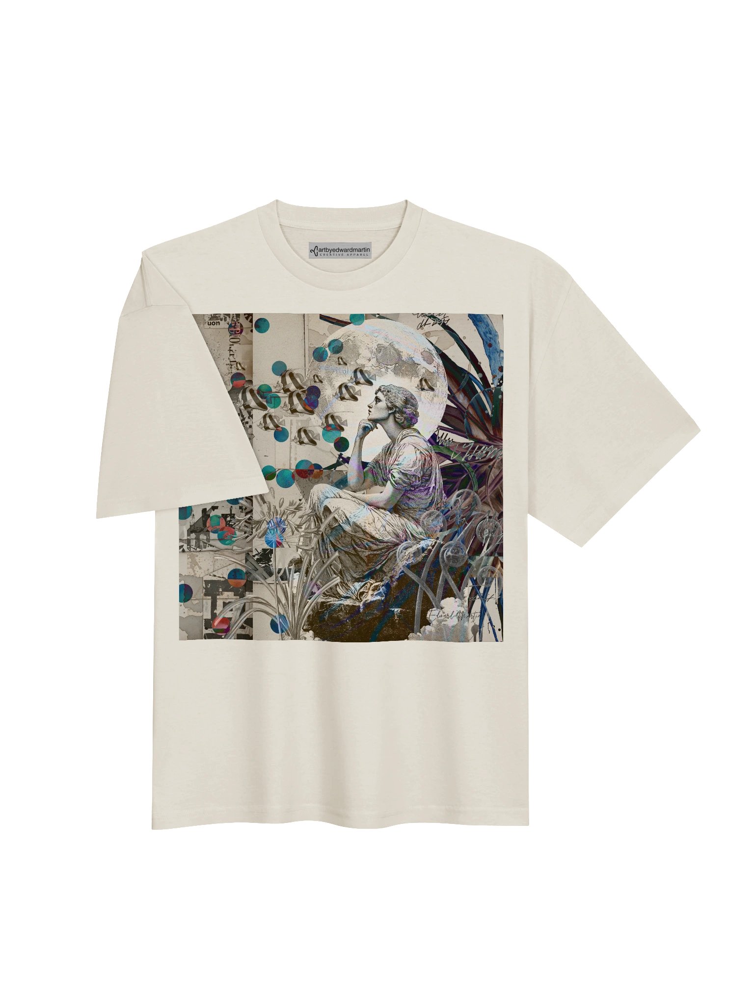 Sueño de Luna (Moon Dream) by Edward Martin Oversized Tee product image (5)