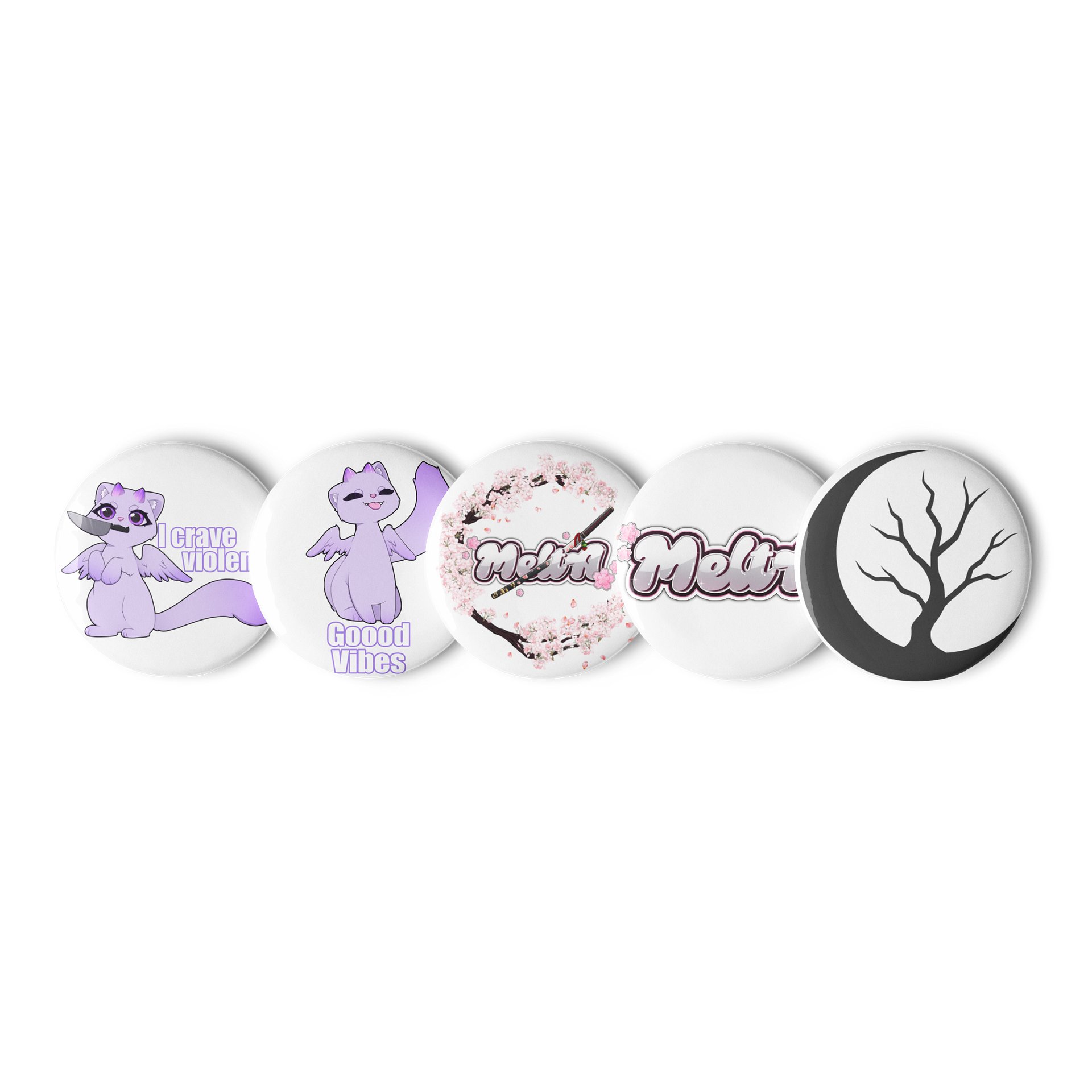 Violent Cravings Pin Button Set product image (1)
