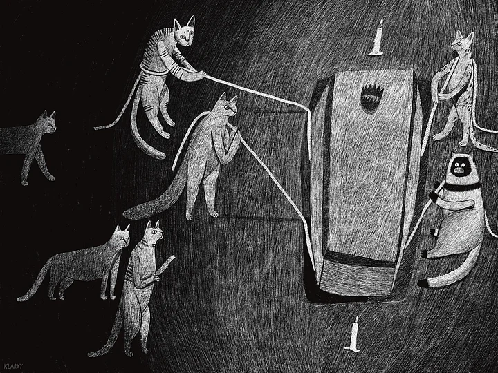CAT FUNERAL poster product image (1)