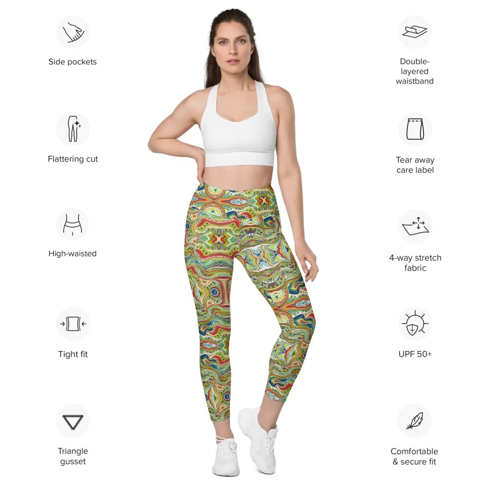 MALICIOUS FACES - LEGGINGS (WITH POCKETS!) product image (9)