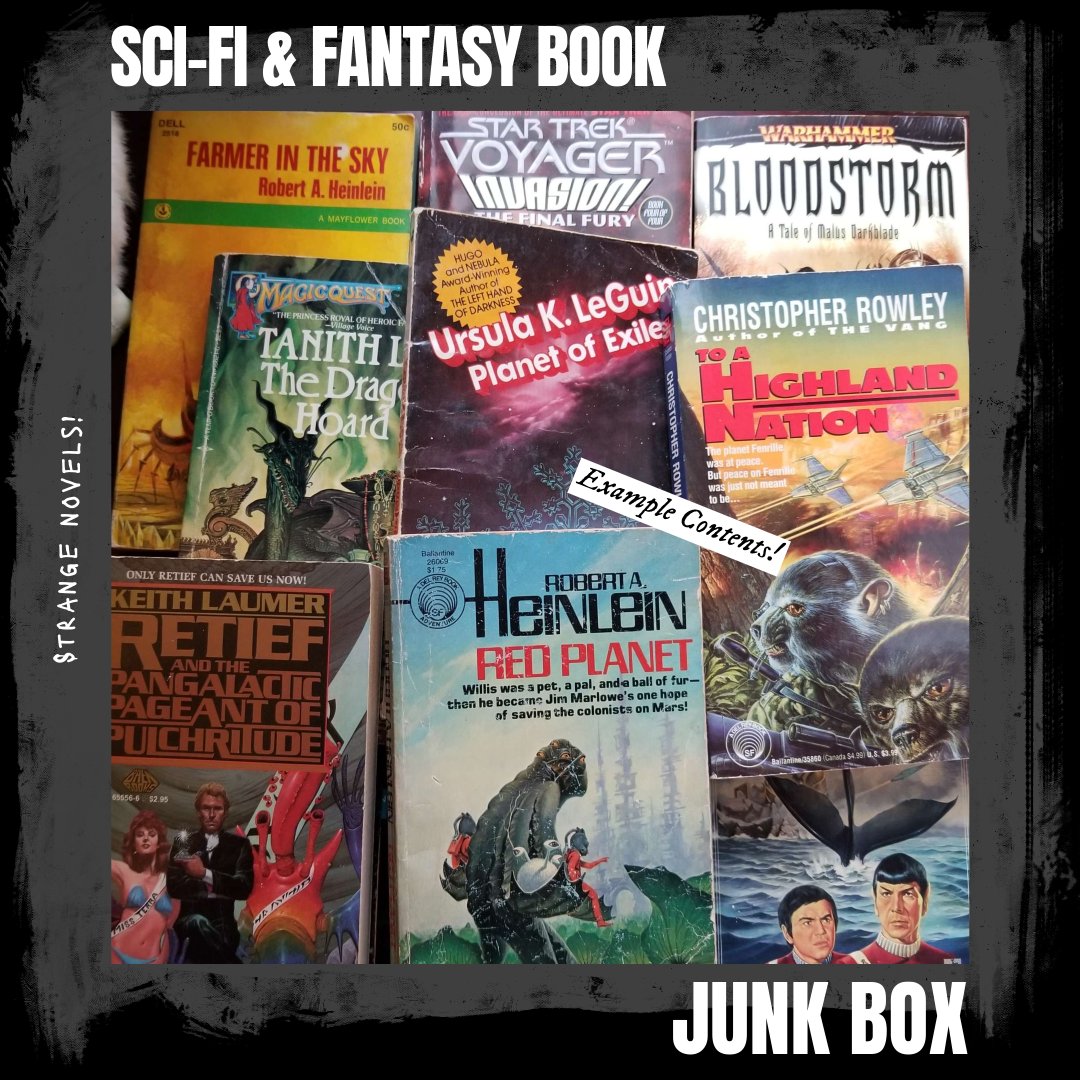 (US ONLY) Sci-fi and Fantasy Book Junk Box - please buy solo product image (1)