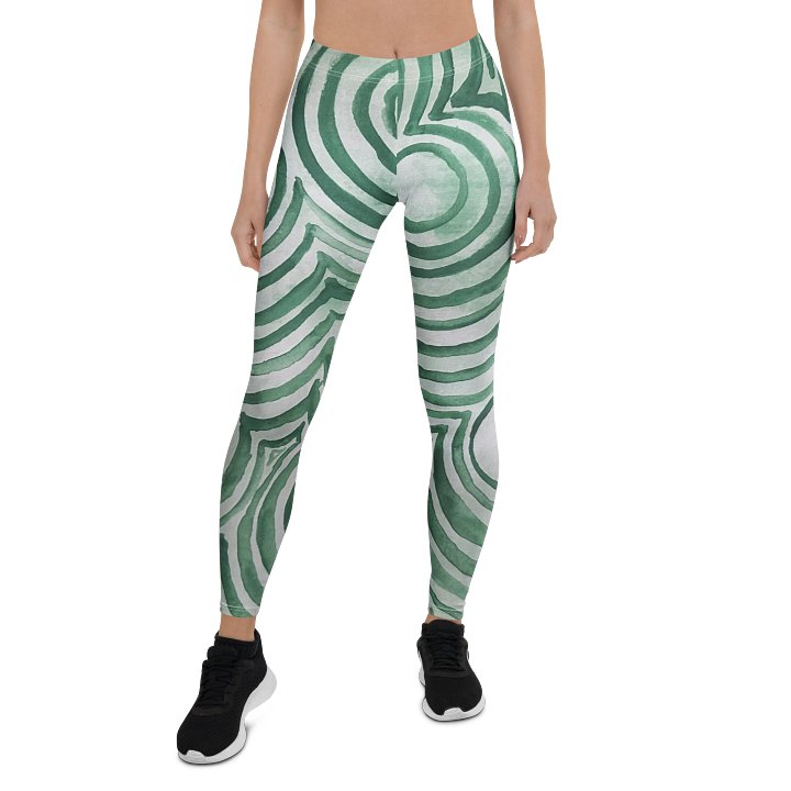 "Green Swirl" Leggings product image (1)