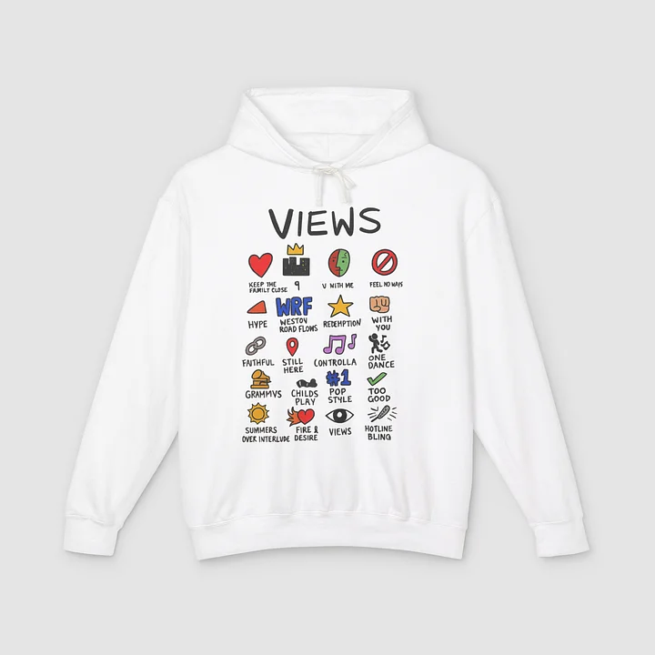 Drake Views Notebook Hoodie product image (1)