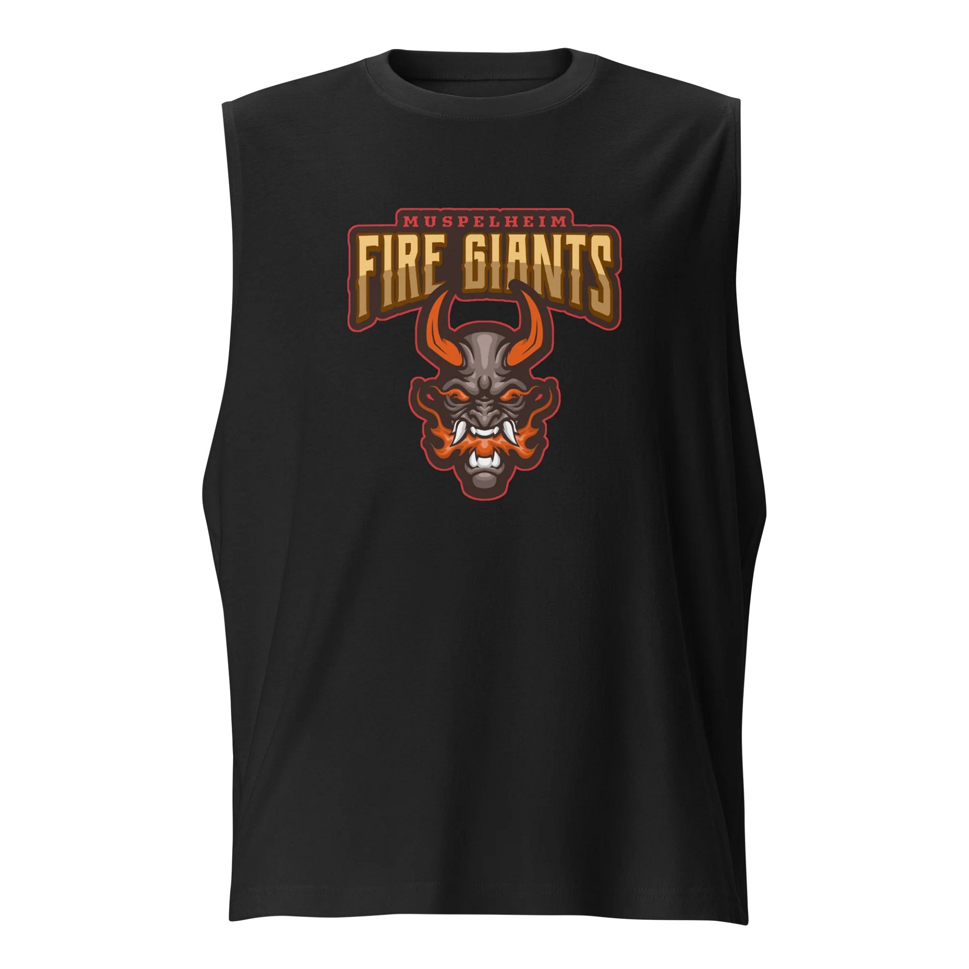 MUSPELHEIM FIRE GIANTS MENS MUSCLE TEE product image (1)